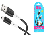 Кабель Micro USB  Кабель Micro HOCO X82 ,1 м, 2.4А, силиконовый круглый кабель