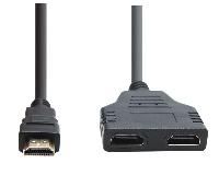 HDMI- Кабели  Переходник HDMI/ 2HDMI 
