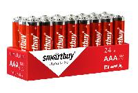 Элементы питания  Батарейка алкалиновая Smartbuy  LR03/4S  AAA  SBBA-3A24S (24 шт. в упаковке)