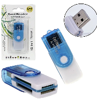 Картридеры  Картридер универсальный USB61 поворотный