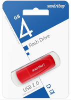 Флешки и карты памяти  USB Flash  4GB SmartBuy Scout
