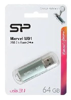 Флешки и карты памяти  USB Flash 64GB 3.2 Silicon Power Marvel M01