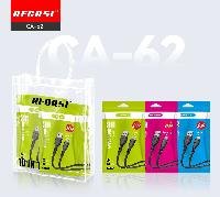 Кабель Micro USB  Кабель Micro RECRSI CA-62 3А резиновый 1м в пакете