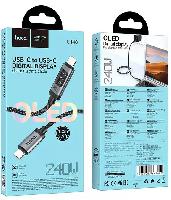 Кабели  Кабель Type-C HOCO U148 Type-C чёрный