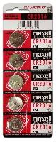 Элементы питания  MAXELL CR2016/5BL (|100/2000)
