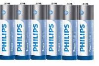 Элементы питания  Philips LR03/6SH Power Alkaline Blue (CN)