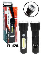 Фонари  Светодиодный фонарь FL-126, 2в1 (батарейки ААА)