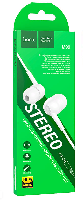 Наушники  Наушники НОСО М99 с микрофоном STEREO  ( упаковка-картон) круглый провод 1.2м