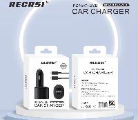 Автомобильные зарядные устройства  Комплеккт АЗУ  RECRSI ORG-Car  PD45W 2in1  + кабель Type-C - Type-C