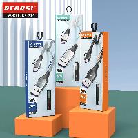 Кабель Type-C  Кабель Type-C RECRSI CA-232 3А текстильный  1м