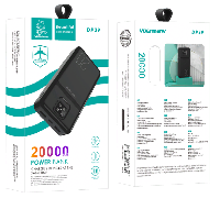 Портативные аккумуляторы  Портативный аккумулятор  Denmen Dp 39  20000 mAh