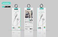 Наушники  Наушники проводные внутриканальные RECRSI EP-E007 с микрофоном