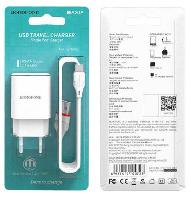 Сетевые зарядные устройства  Комплект BOROFONE CЗУ + кабель  Type-C, USB, 2.1A     B-A20A 1м