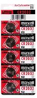 Элементы питания  MAXELL CR2032/5BL RED (EU) (|100/2000)