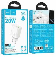 Сетевые зарядные устройства  СЗУ Hoco N61 USB+USB-С PD20W+QC3.0