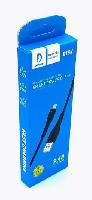 Кабель Micro USB  Кабель Micro vdenmenv D15V 2.4A резиновый с индикатором 1м