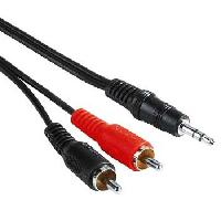 HDMI- Кабели  Кабель соединительный  3.5 Jack (M) - 2xRCA (M) 3 м.(позолоченный наконеч.)
