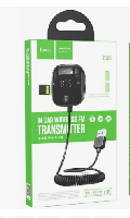 FM-модуляторы  FM модулятор Hoco E-65  BT, TF, AUX 
