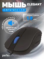 Мышки  Мышь оптическая  провод.USB Perfeo "ELEGANT" 3кн,бесшумн, DPI 1000 