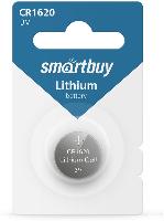 Элементы питания  Литиевый элемент питания Smartbuy CR1620/1B (12/720) (SBBL-1620-1B)