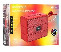 Колонки портативные  Колонка портативная Borofone, BR16, Gage, Bluetooth, цвет: красный