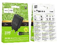 Зарядные устройства  СЗУ HOCO CS94A PD20W+QC3.0 Type-C Type-C чёрный
