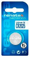 Элементы питания  Renata CR2025/1BL (|10/300)
