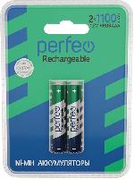 Элементы питания  Perfeo AAA1100mAh/2BL  Аккумулятор Пластик (|40/240 PF_C3014)