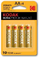 Элементы питания  KODAK LR6/4BL ULTRA PREMIUM Alkaline (|80/400)