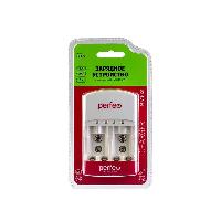 Элементы питания  Perfeo зарядное устройство PF-VN-421 Ni-MH/CD, 220V, 4 слота, AA/AAA/9V, таймер (|PF_B4048)