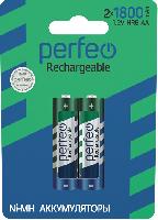 Элементы питания  Perfeo AA1800mAh/2BL  Аккумулятор (|60/240 PF_4159)