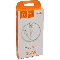 Кабель Micro USB  Кабель Micro vdenmenv D22V 2.4A резиновый 1м