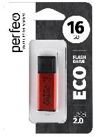 Носители информации   Perfeo USB 16GB E03 Red economy series