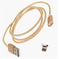 Кабель 8 pin  Кабель Магнитный lightning 5/5S/6/6S М12, с индикатором зарядки (упаковка коробка) 