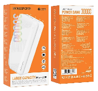 Портативные аккумуляторы  Портативный аккумулятор  BOROFONE  B-J27В 30000 mAh 2USB разъема 2.1A (Type-C, micro USB) LED 