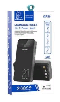 Портативные аккумуляторы  Портативный аккумулятор  Denmen Dp 20  20000 mAh, встроенные кабели