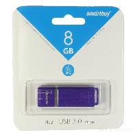 Флешки и карты памяти  USB Flash  8GB SmartBuy Quartz