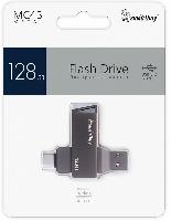 Носители информации   USB 3.0/3.1 накопитель Smartbuy 128 ГБ серия MC45 Phantom Dual Type-C/Type-A (SB128GBMC45)