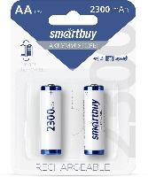 Элементы питания  Аккумулятор NiMh Smartbuy AA/2BL 2300 mAh (24/240) (SBBR-2A02BL2300)