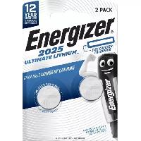 Элементы питания  Energizer CR2025/2BL Ultimate Lithium (|20)