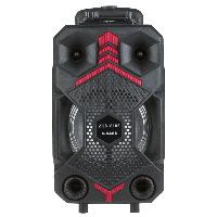 Портативные колонки  Акустическая система ZQS-8102 портативная(Bluetooth,USB,microSD, AUX, дисплей,FM,пульт,микрофон) 8"