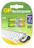 Элементы питания  GP AAA750mAh/2BL аккумулятор Пластик ReENERGY
