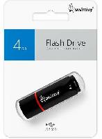 Носители информации   USB 2.0 накопитель Smartbuy 004 ГБ серия Crown Чёрный (SB4GBCRW-K)