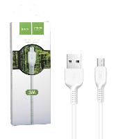 Кабель Micro USB  Кабель Micro HOCO X20 , 3 м, 2.4A Snow Storm
