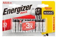 Элементы питания  Energizer LR03/10BL MAX (|120)
