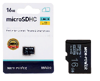 Флешки и карты памяти  10 Карта памяти micro SD 16 Gb MRM-POWER Class 10  (без адаптера) MB22