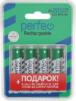 Элементы питания  Perfeo AA2850mAh/4BL+ BOX Аккумулятор Пластик (|40/240 PF_C3319)