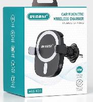 Держатели автомобильные  Держатель RECRSI WLS-K04 с беспроводной зарядкой, в воздуховод