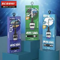 Кабель Type-C  Кабель Type-C RECRSI CA-235 3А текстильный  1м