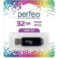 Носители информации   Perfeo USB 32GB C03 Black